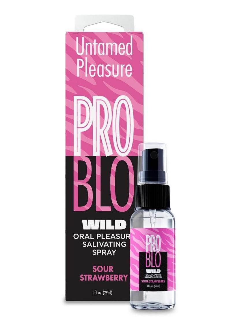 Problo Wild Mouthwatering Salivating Spray 1oz - Sour Strawberry