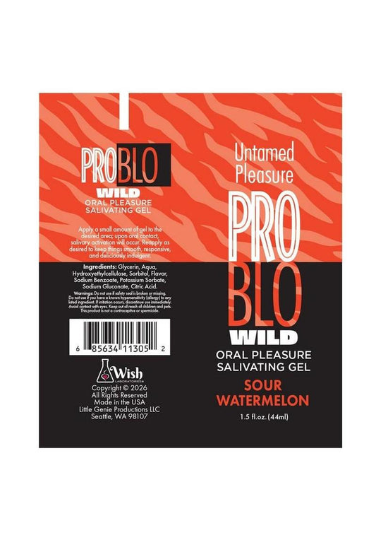 Problo Wild Oral Pleasure Salivating Gel 1.5oz - Sour Watermelon