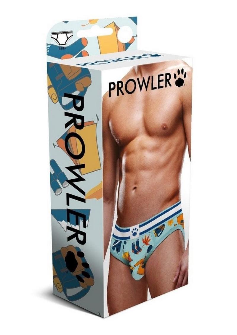 Prowler Autumn Scene Brief - Blue/Orange - Medium