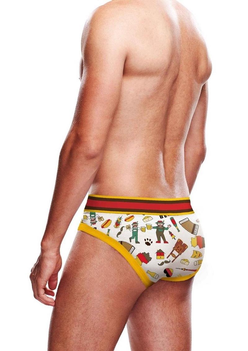 Prowler Berlin Brief - Orange/White - Small