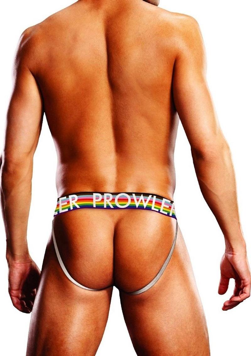 Prowler Black Oversized Paw Jock - Black/Multicolor/Rainbow - Medium