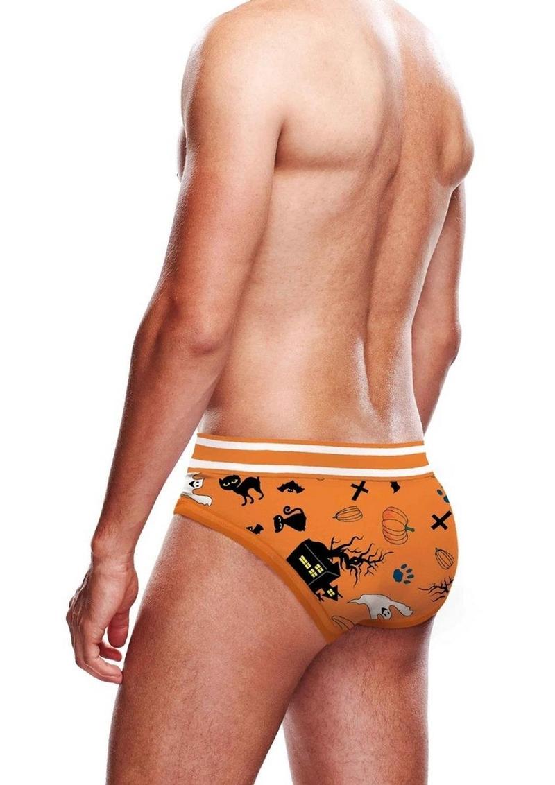 Prowler Halloween Brief - Black/Orange - XXLarge