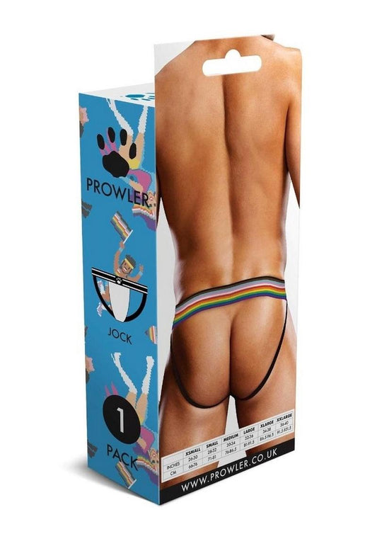 Prowler Pixel Art Gay Pride Collection Jock - Blue/Multicolor - XSmall