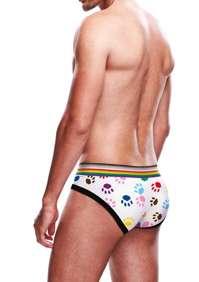 Prowler Pride Paw Brief - Multicolor/Rainbow - Medium