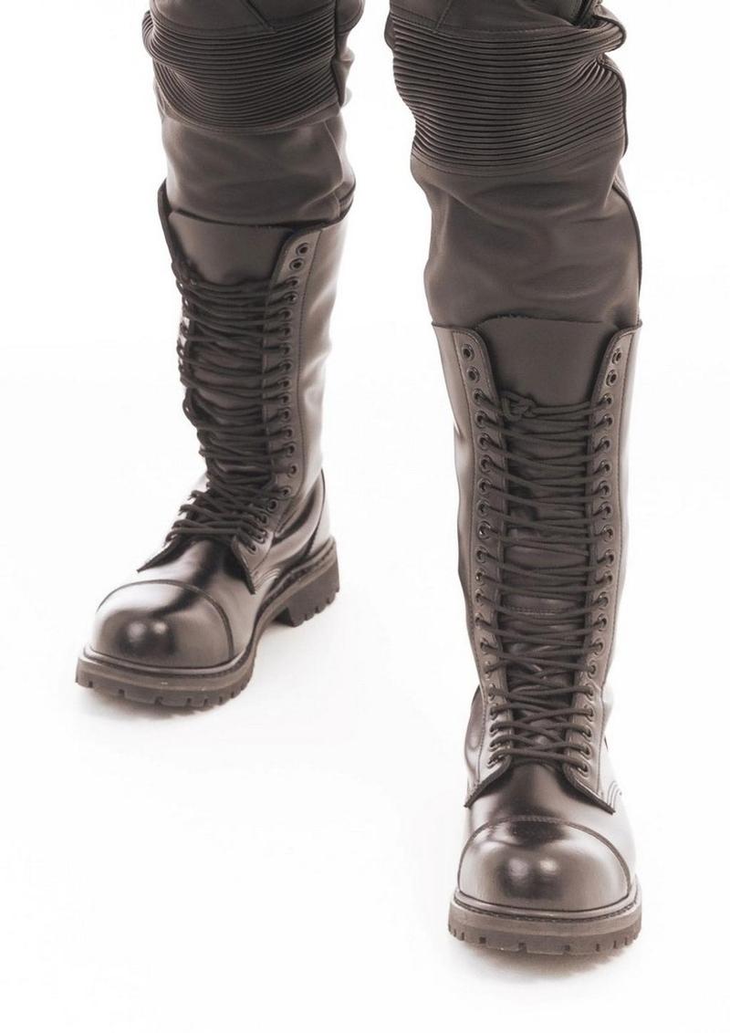 Prowler Red 20 Hole Boot - Uk 10.5 - Black