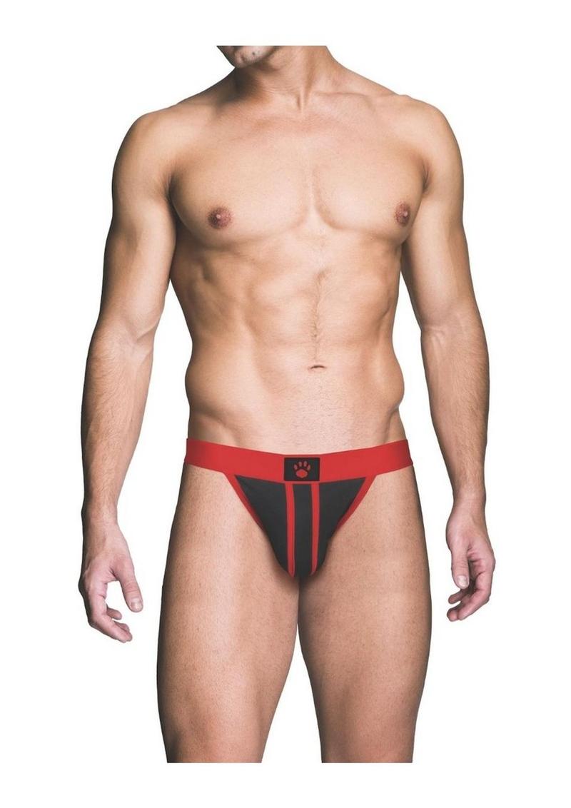Prowler Red Ass-Less Jock - Black/Red - XXLarge