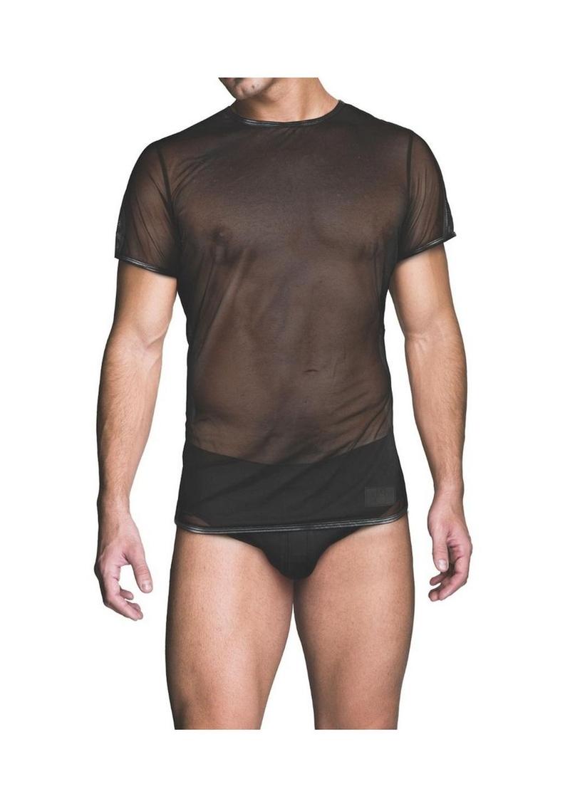 Prowler Red Mesh Tee Shirt - Black - XXLarge