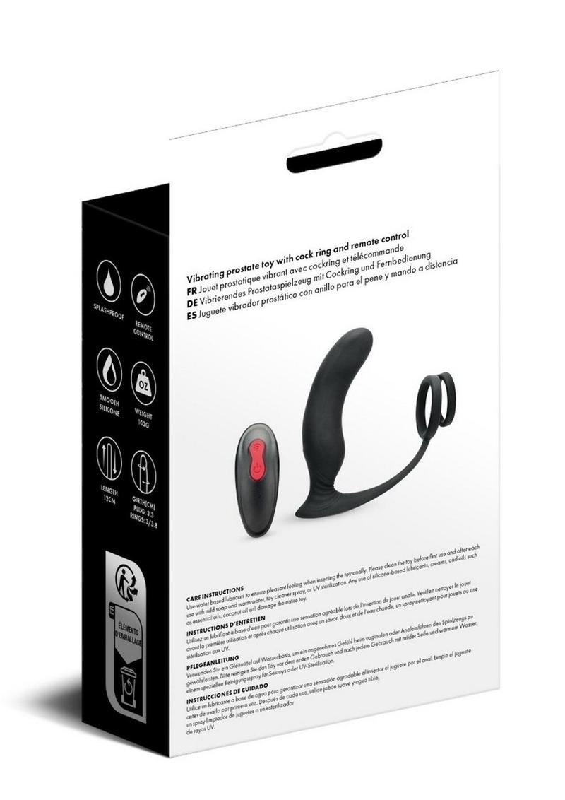 Prowler Red Vibrating Prostate Massager Plus - Black