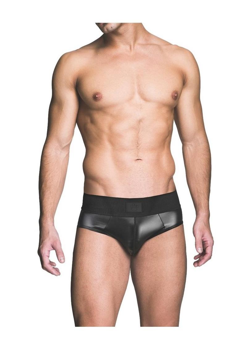 Prowler Red Wetlook Brief - Black - XLarge