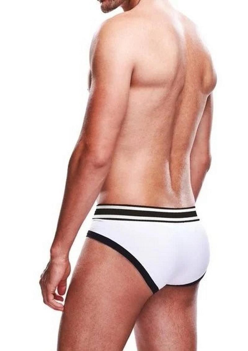 Prowler White/Black Brief - Black/White - Medium