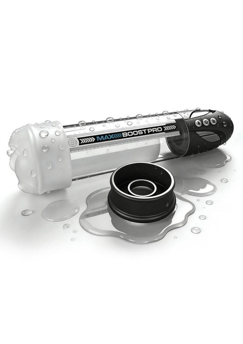 Pump Worx Max Boost Pro Flow Rechargeable Power Pump Deluxe Kit - Clear/Frost