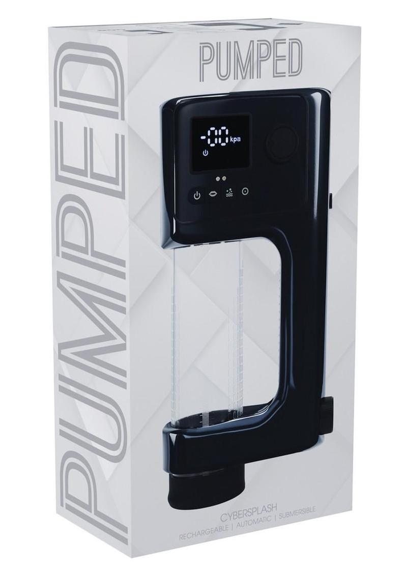 Pumped Cybersplash Automatic Submersible Penis Pump - Black