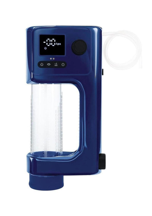 Pumped Cybersplash Automatic Submersible Penis Pump - Metallic - Blue