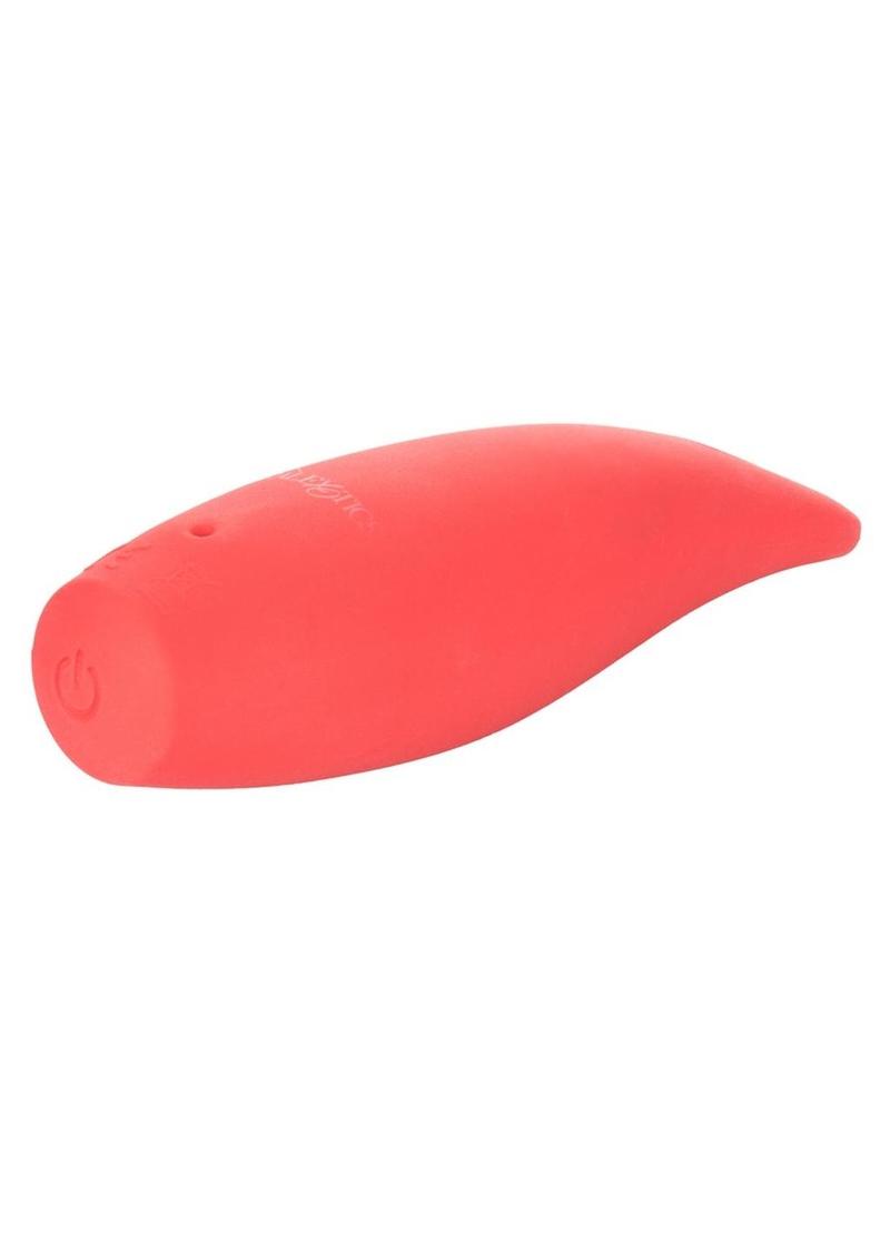 Red Hot Flare USB Rechargeable Silicone Massager Waterproof - Red