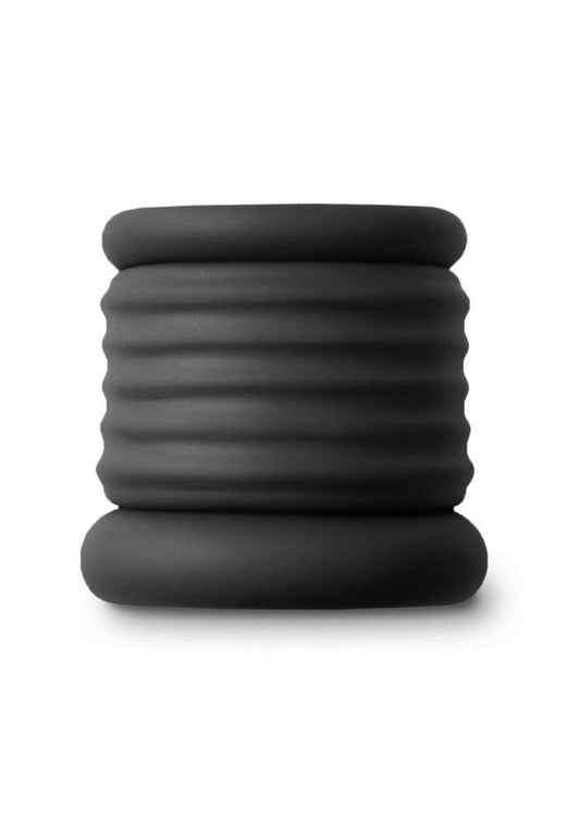 Renegade Buster Silicone Ball Stretcher - Black - 2 Piece
