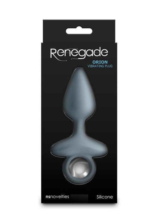 Renegade Orion Rechargeable Silicone Anal Plug - Gray/Grey