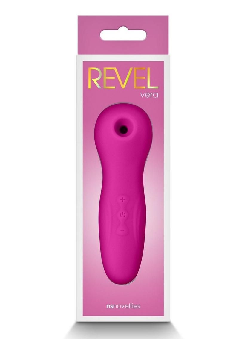 Revel Vera Rechargeable Silicone Clitoral Stimulator - Pink