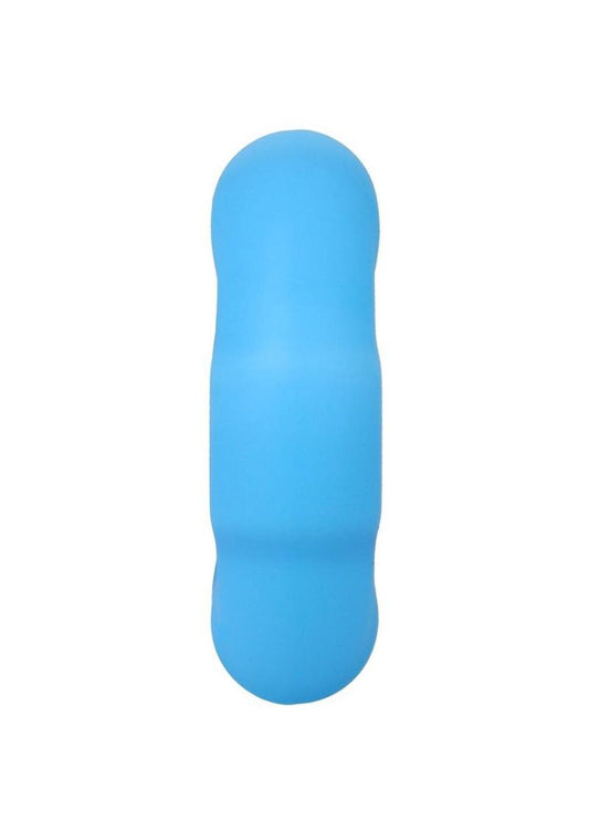Rock Solid Lifesaver Glow In The Dark Silicone Cock Ring - Blue/Glow In The Dark