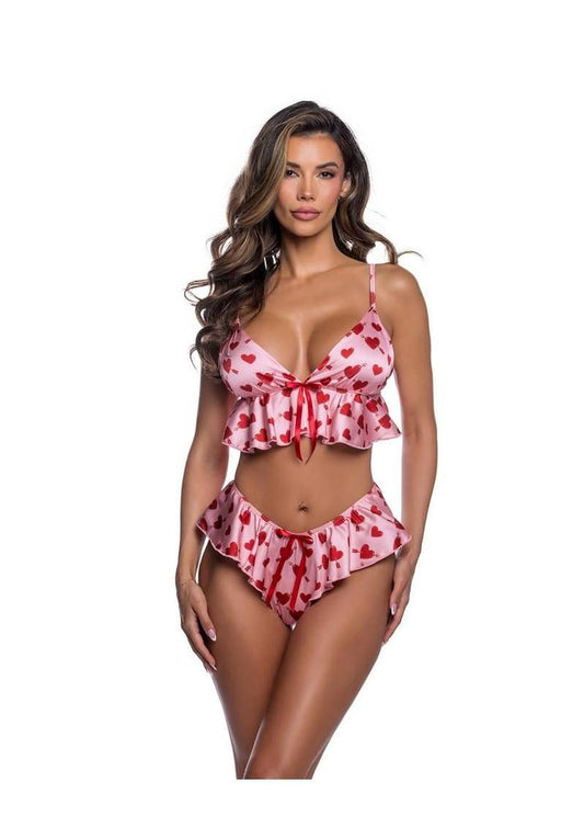 Roma Cupid Heart Short - Pink/Red - Large/XLarge - 2 Piece/Set