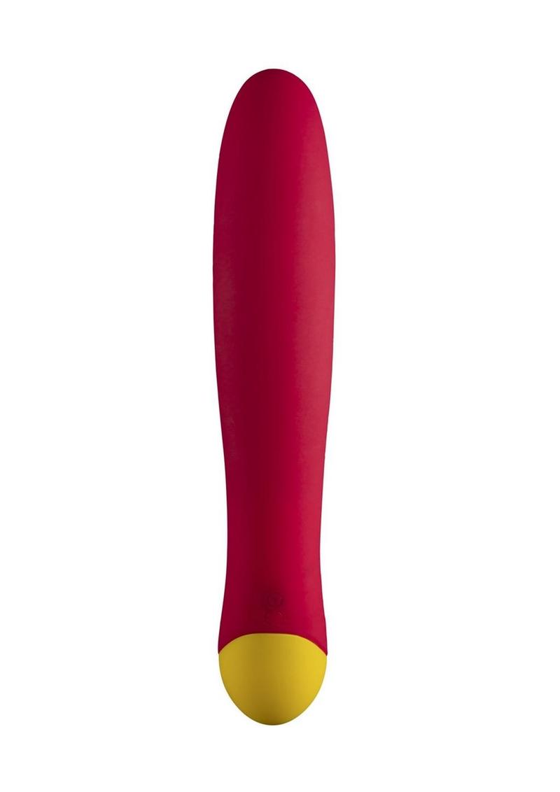 Romp Jazz Rechargeable Silicone Rabbit Vibrator - Red