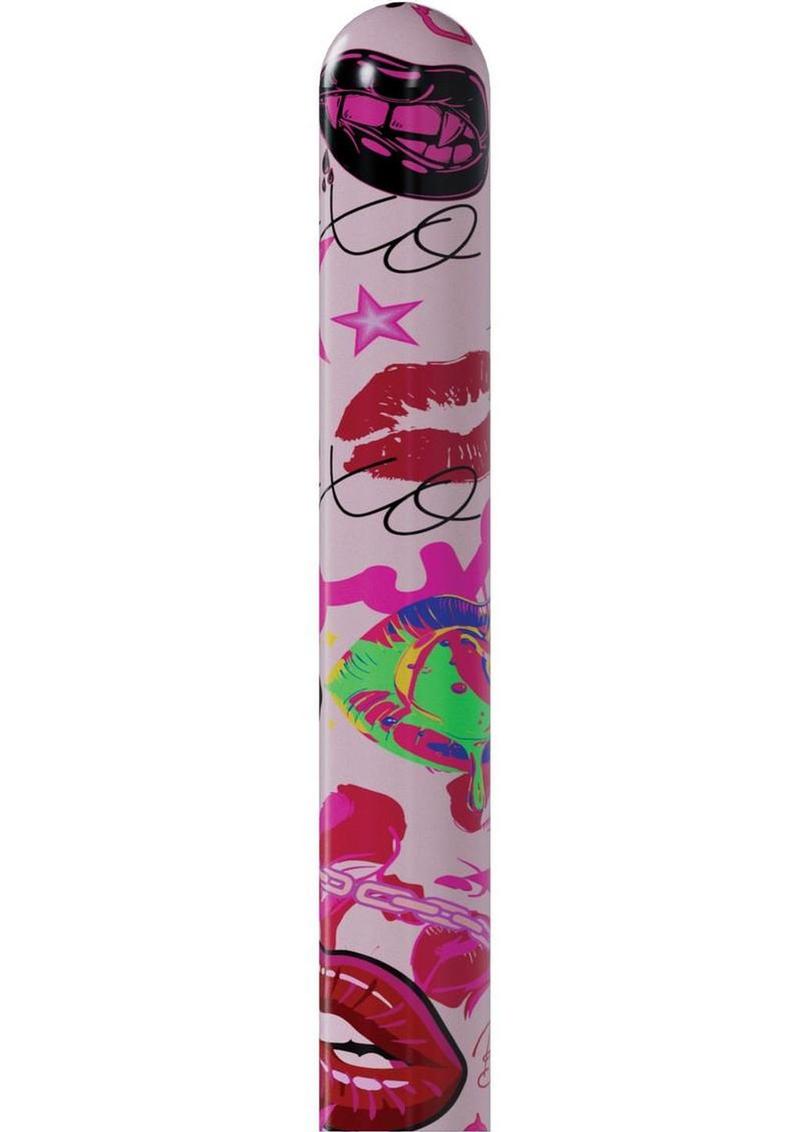 S-Line Kaotix Y2k Princess Rechargeable Vibrator - Powder - Pink