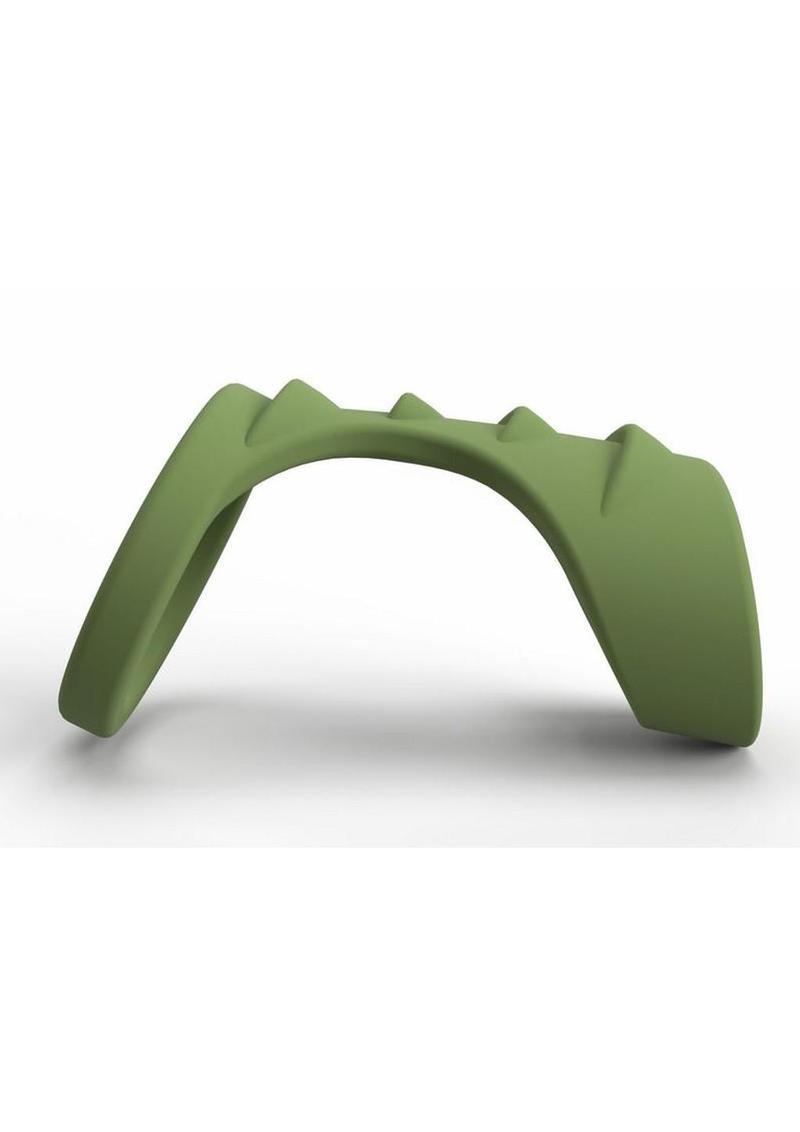 Screamin' Dragon Forest Dragon G-Spot Silicone Texture Cock Ring - Green