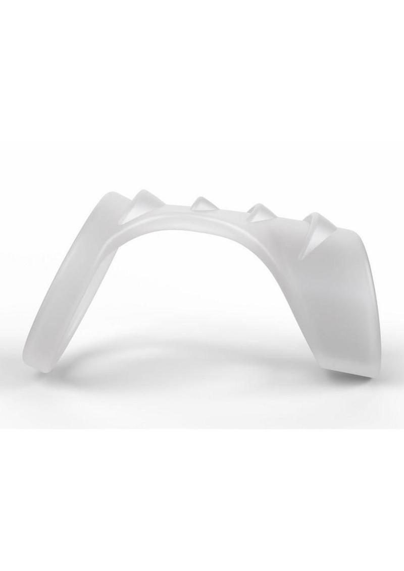 Screamin' Dragon Luck Dragon G-Spot Silicone Texture Cock Ring - Clear