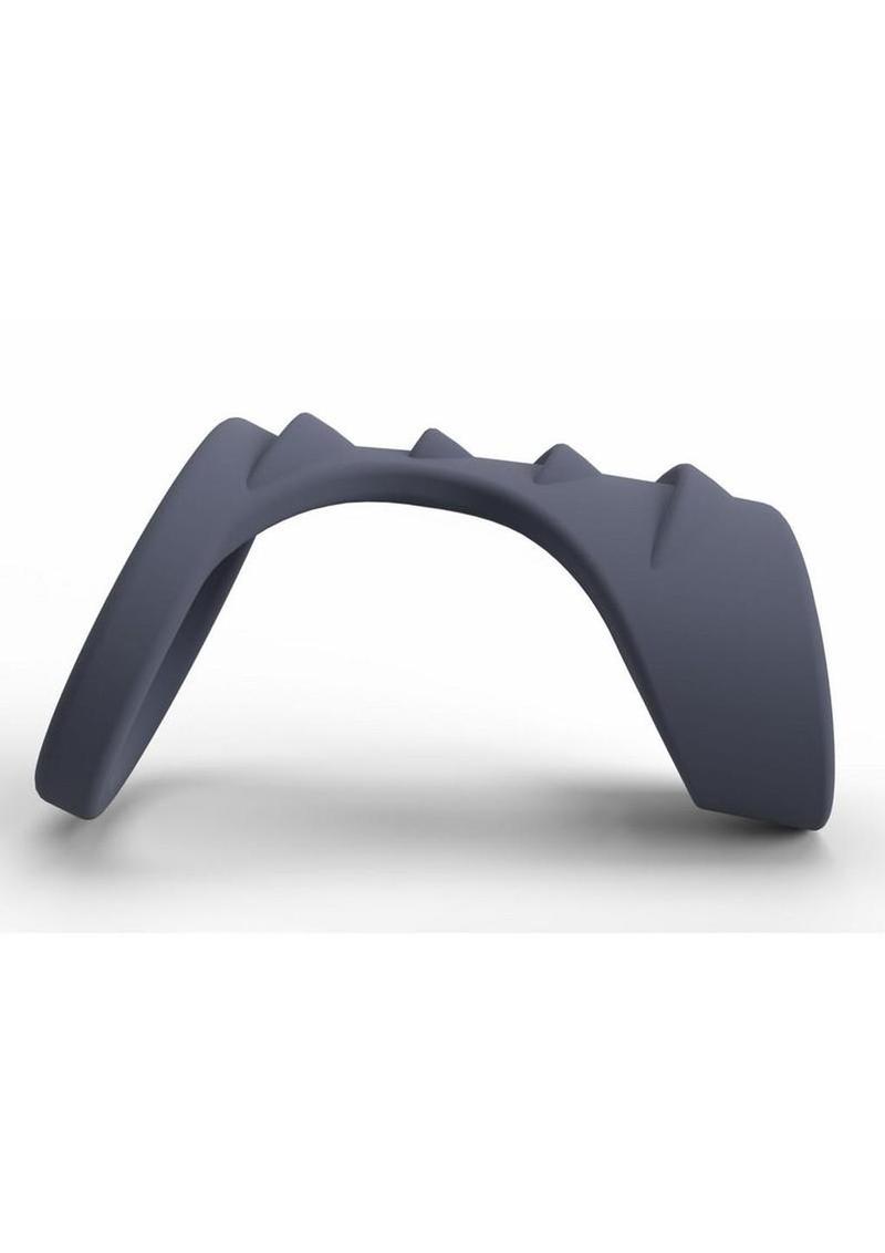 Screamin' Dragon Storm Dragon G-Spot Silicone Texture Cock Ring - Blue