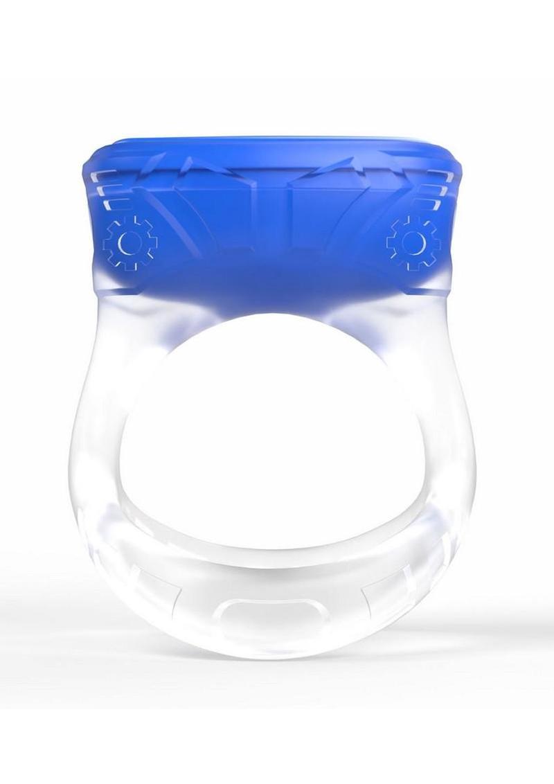 Screaming O Gameon Role Playing Gamer Vibrating Rechargeable Silicone Cock Ring - Clear