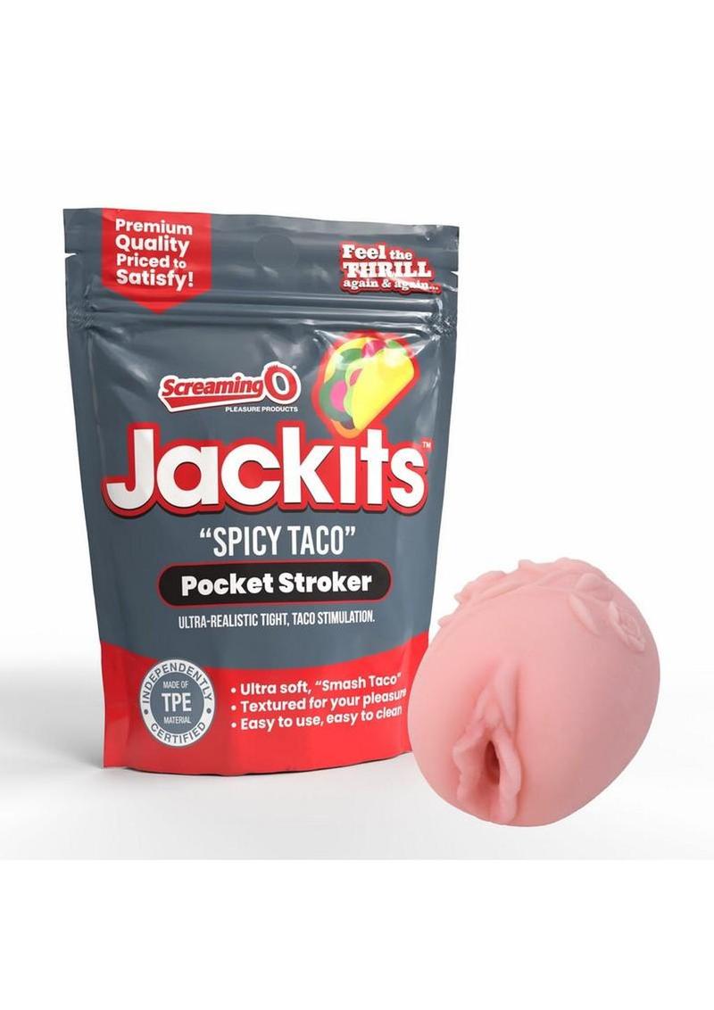 Screaming O Jackits Spicy Taco Pocket Stroker - Pussy - Pink