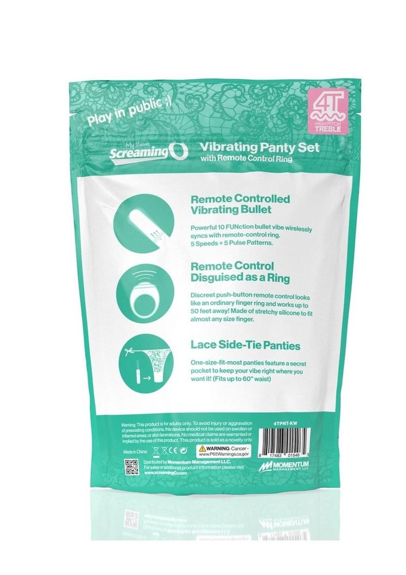 Screaming O My Secret Remote 4t Panty Vibe - Green/Kiwi