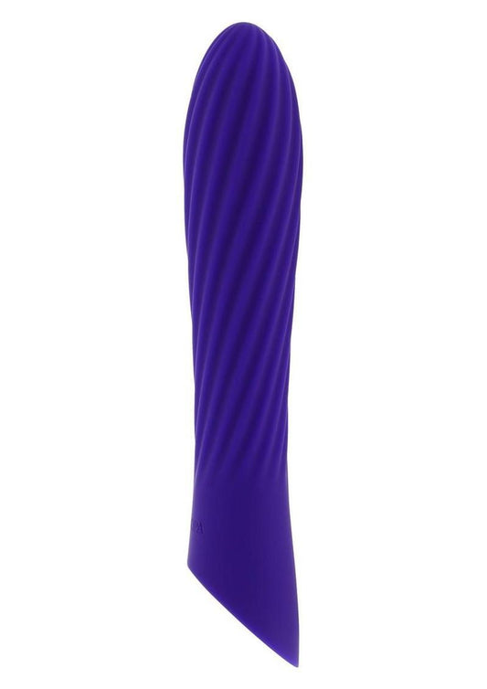 Selopa Grapevine Rechargeable Silicone Vibrator - Purple
