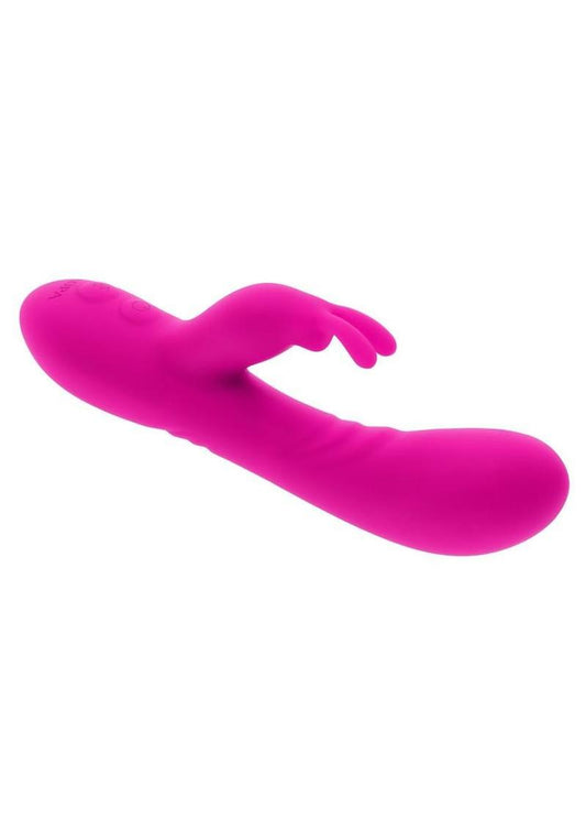 Selopa Robust Rabbit Rechargeable Silicone Dual Vibrator - Pink