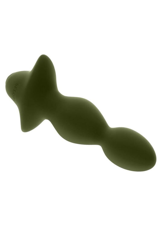 Selopa Rocket Plug Rechargeable Silicone Anal Plug - Green