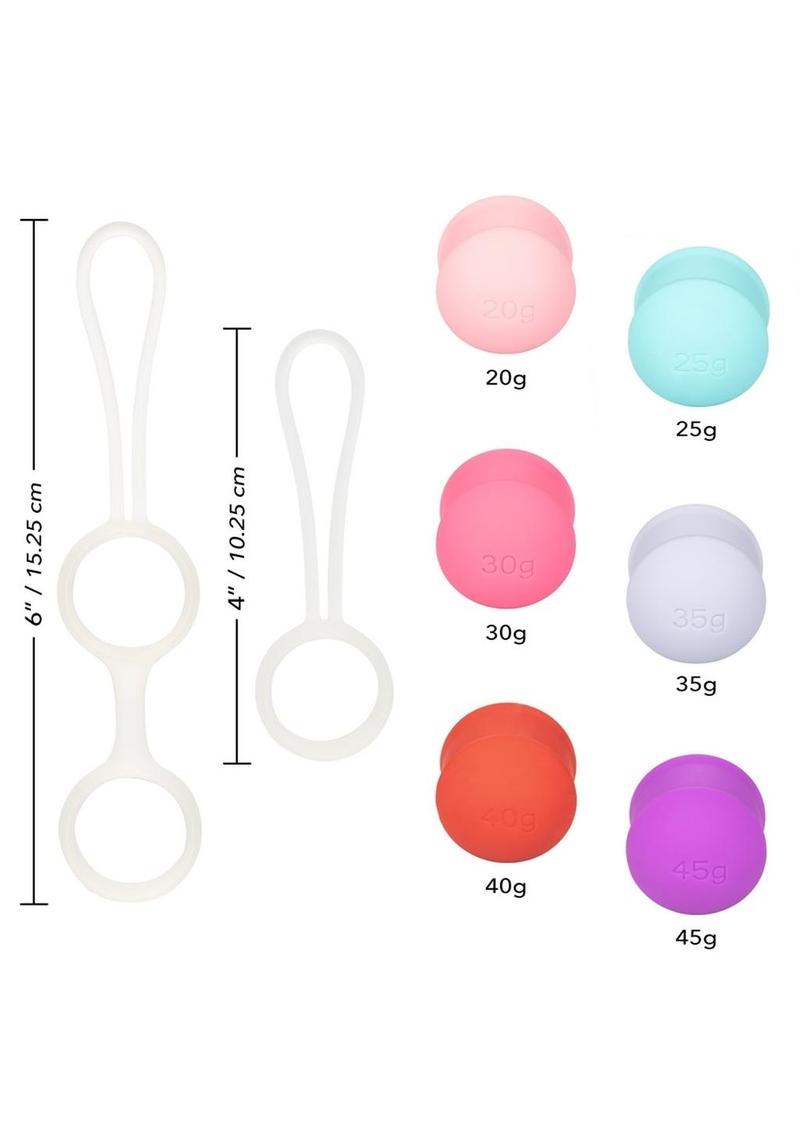 She-Ology Interchangeable Weight Kegel - Multicolor - Set
