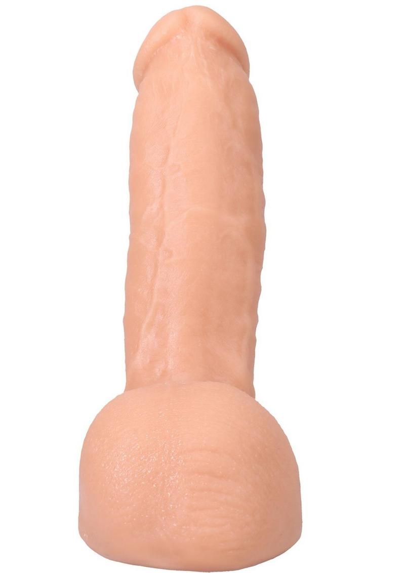 Signature Cocks Ultraskyn Girthmasterr Dildo with Removable Suction Cup - Vanilla - 8.5in