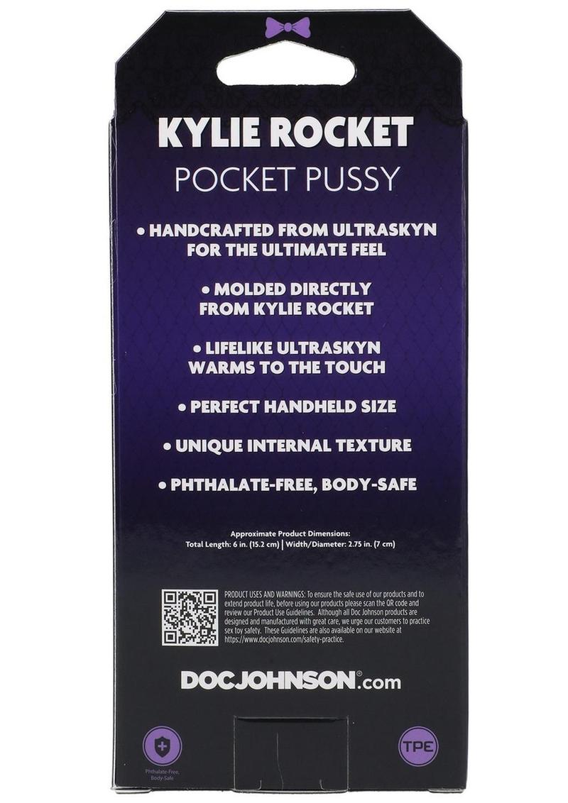 Signature Strokers Kylie Rocket Ultraskyn Pocket Masturbator - Pussy - Vanilla