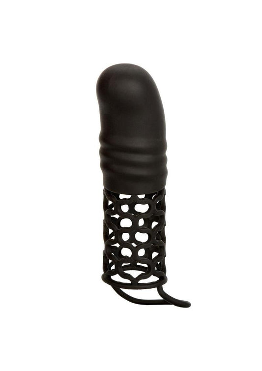 Silicone Penis Extender - Black - 2in