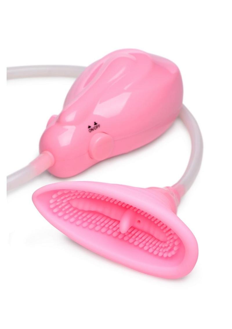 Size Matters Automatic Vibrating Pussy Pump - Pink