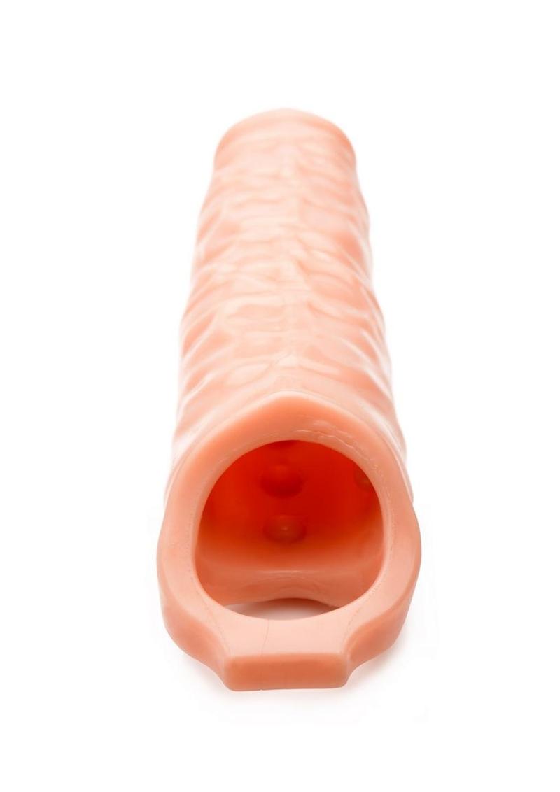 Size Matters Penis Enhancer Sleeve - Flesh/Vanilla - 3in