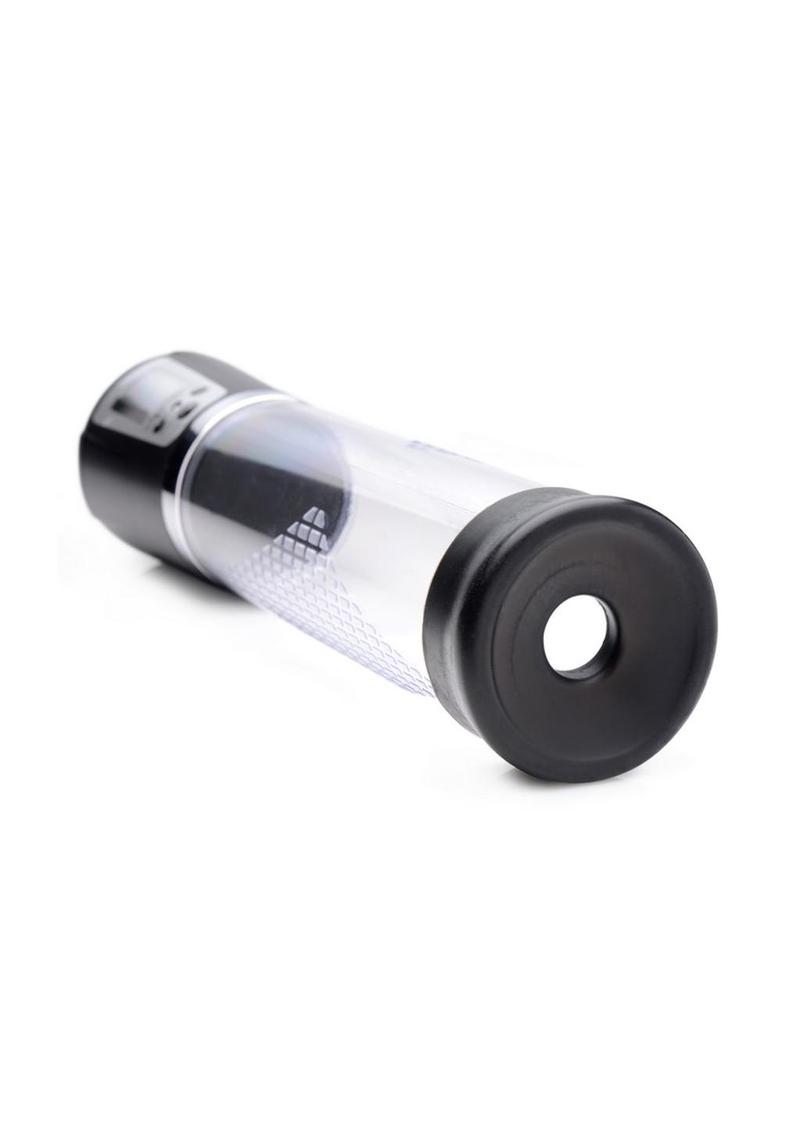 Size Matters Power Suction Penis Pump with Built- - Clear - Display