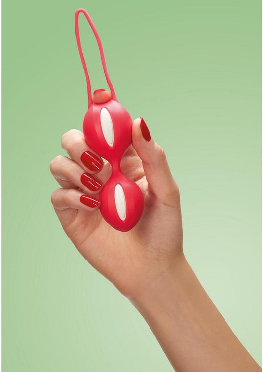 Smartballs Duo Silicone Kegel Trainer Kit - India - Red
