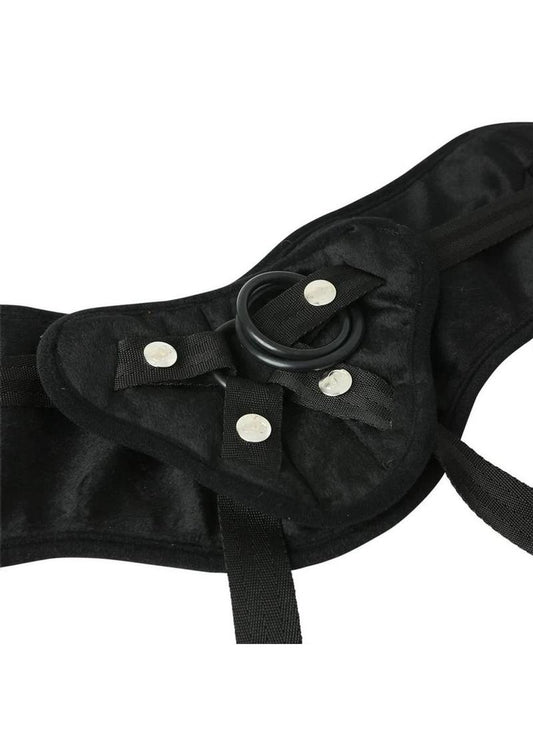 Sportsheets Curvy Colletion Noire Adjustable Strap-On - Black - Plus Size/Queen