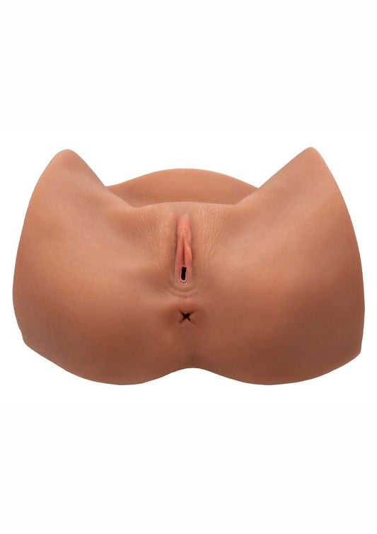 Stroke It Life-Size Pussy Masturbator - Chocolate