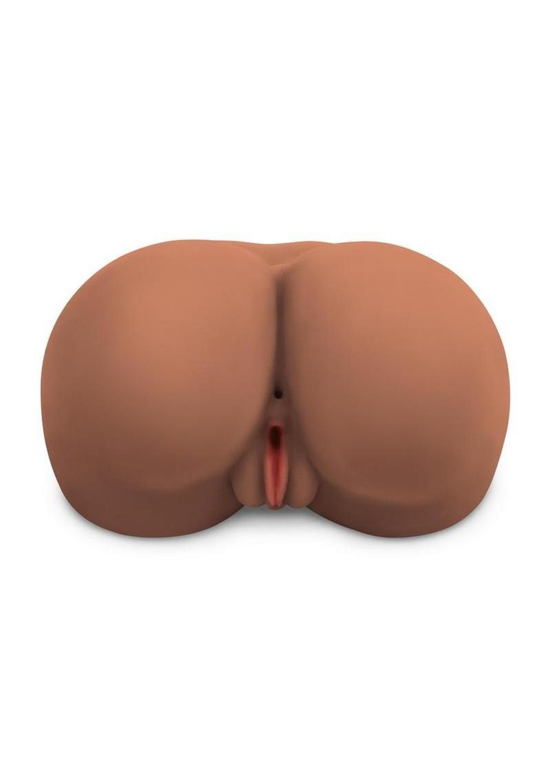 Stroke-X Bubble Butt Masturbator - Pussy and Ass - Chocolate