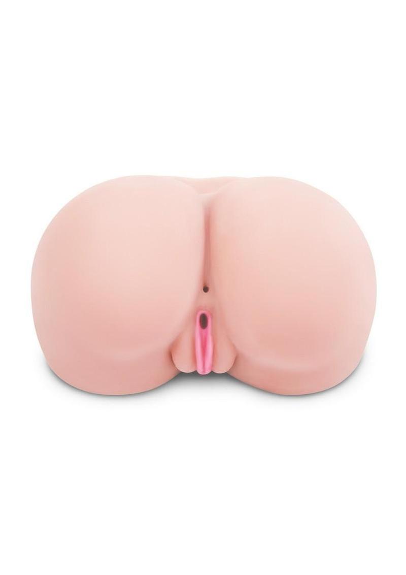 Stroke-X Bubble Butt Masturbator - Pussy and Ass - Vanilla
