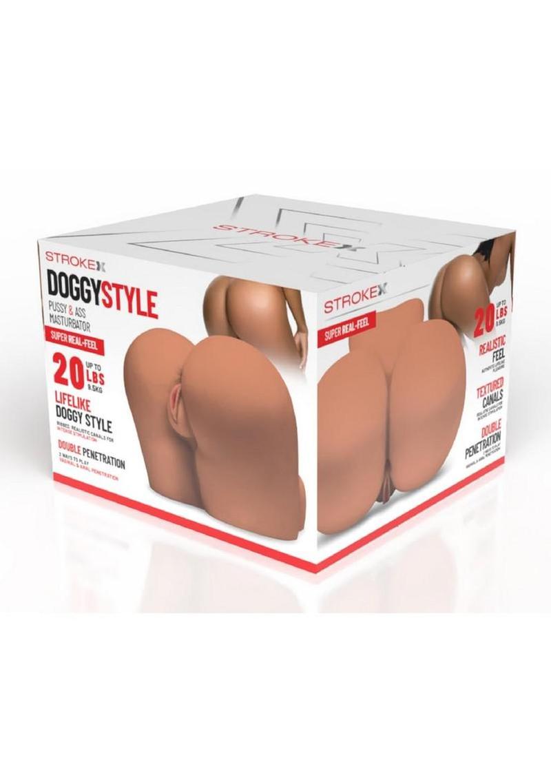 Stroke X Doggystyle Masturbator - Pussy and Ass - Chocolate