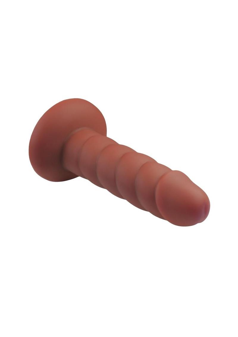 Suga' Daddy Silicone Dildo - Chocolate - 5.5in