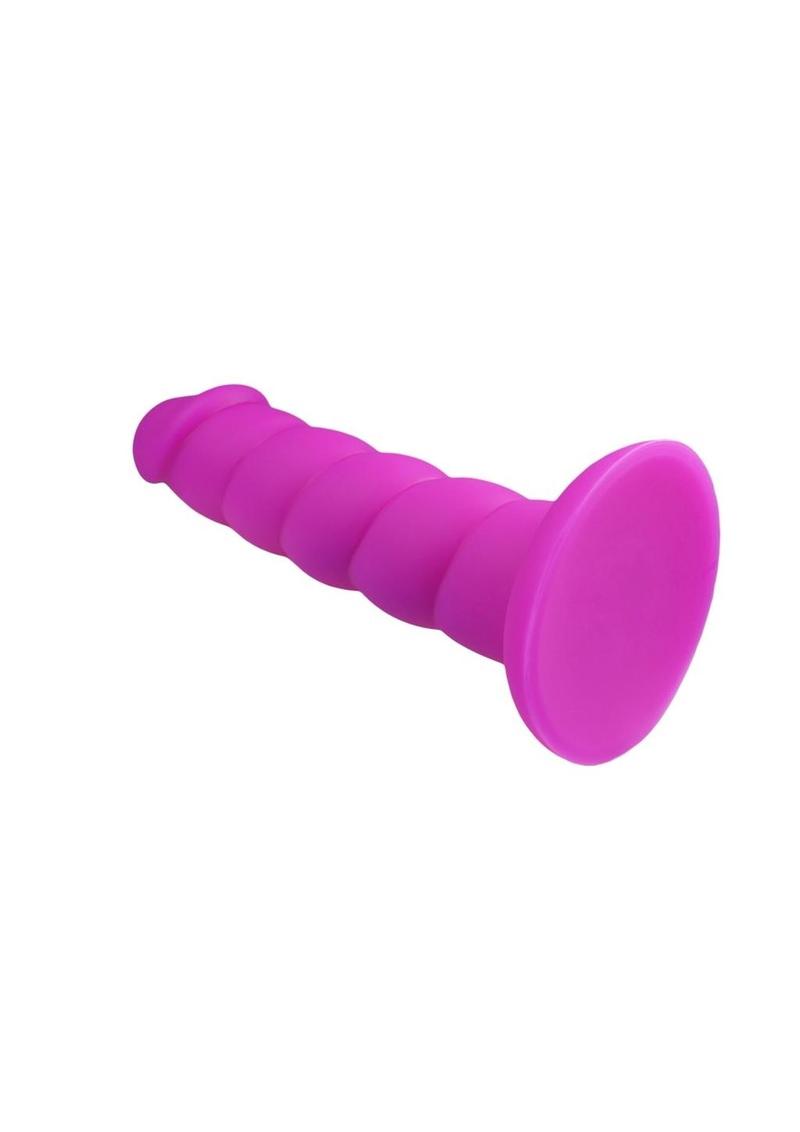 Suga' Daddy Silicone Dildo - Purple - 8in