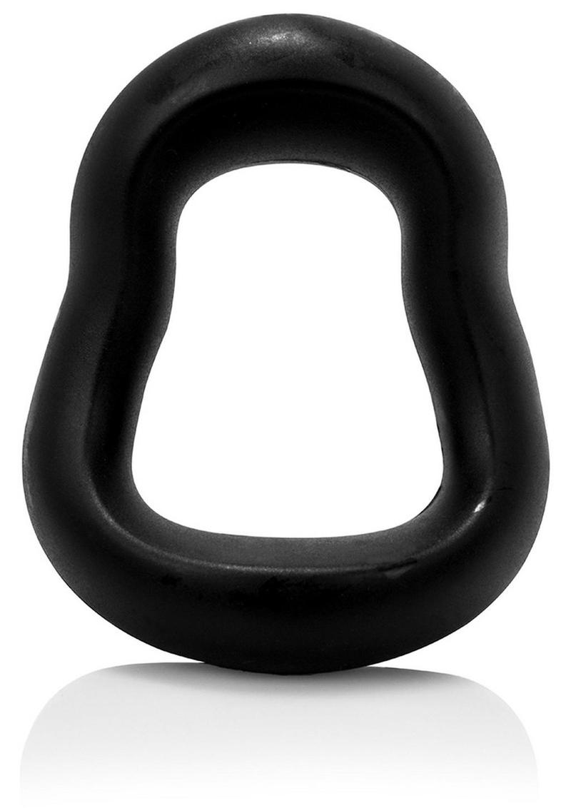 Swingo Curve Silicone Cock Ring - Black
